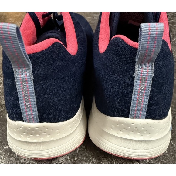 Skechers Navy and Pink Air Cooled Sneakers - Picture 7 of 12